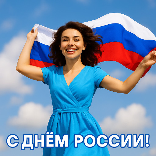 Процесс создания ИИ шаржа ко Дню России