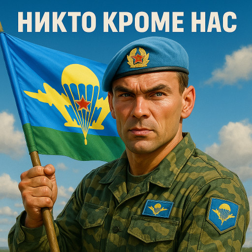 шарж десантника ко дню вдв